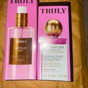 TRULY Birthday Sex Body Oil and Perfume Mist